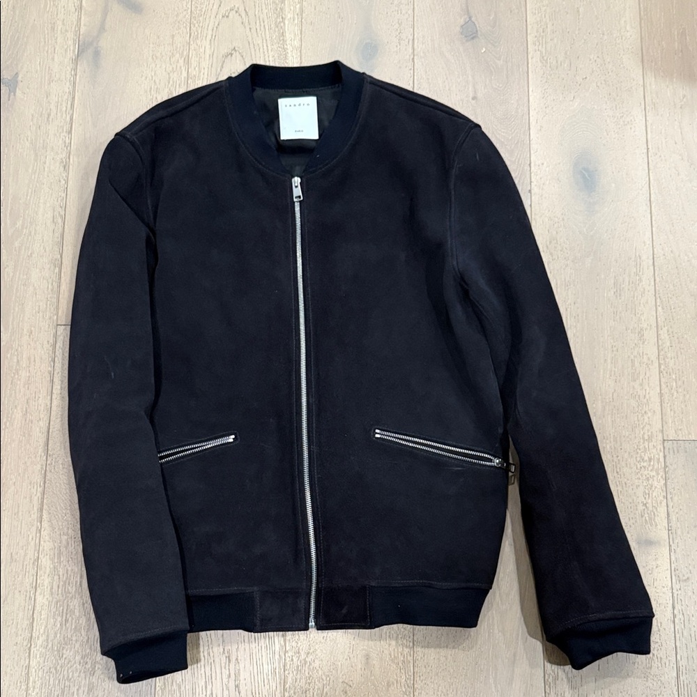Sandro Navy Bomber Jacket